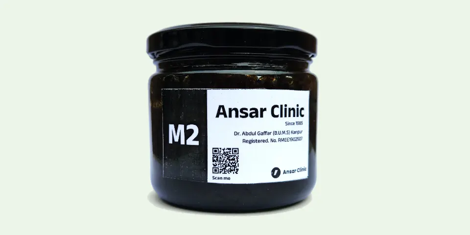 M2 jar, Ansar Clinic ke label ke saath
